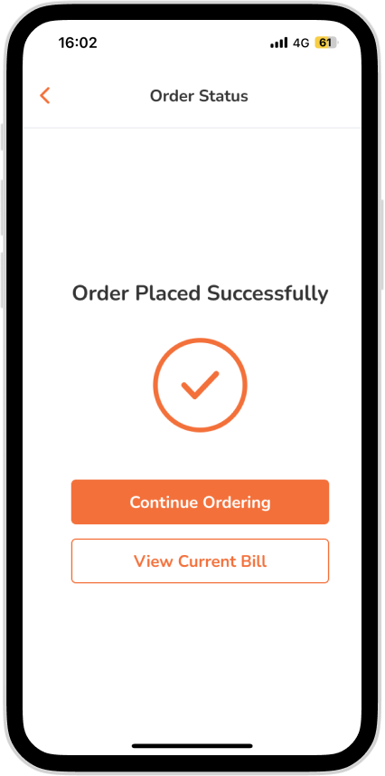 Eats365 scan-to-order successfully